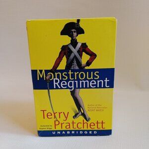 Terry Pratchett Monstrous Regiment Audio Book on Cassette 8 Cassettes